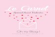Oh my Blog! - Le Carnet n°2 - Edition de Saint Valentin