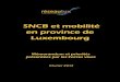 SNCB et mobilité en province de Luxembourg - Mémorandum et priorités