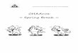 Chaarue Spring Break (mars - avril 2012)