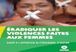 Éradiquer les violences faites aux femmes : Guide à l’intention du personnel d’Oxfam