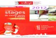 Catalogue des stages courts INBP 2012