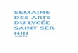 Dossier Semaine des arts 2013