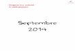 Programme mensuel septembre 2014