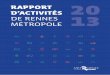 Rennes Métropole - Rapport d'activités 2013