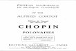 Frederic Chopin - Alfred Cortot - Edition de Travail - Polonaises