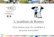Presentation Academie Rennes