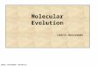 Cédric Notredame (08/12/2015) Molecular Evolution Cédric Notredame