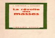 José Ortega y Gasset-La Révolte Des Masses -Delamain Et Boutelleau (1937)