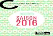 Programme saison artistique 2016