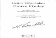 Heitor Villalobos - Douze Etudes (Ed. Zigante 2011)
