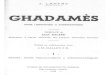 Ghadames - Etude Linguistique et Ethnographique  J.Lanfry 1968