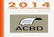 Rapport de l'ACBD : 2014, année des contradictions