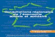 Consultations régionales de l’économie sociale et solidaire - rapport 2000
