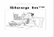 Sleep in Rapport d'activités 2010