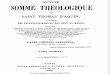 Petite somme théologique de Saint Thomas d Aquin (Tome 1)