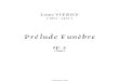 Prélude Funèbre (Opus 4) 1896 - Vierne