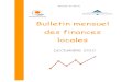 TGR: Bulletin Mensuel des Finances Locales Marocaines - Décembre 2010 -