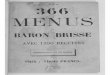 Les 366 menus du baron brisse - 1868