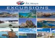 Excursions croisières maritimes exclusives All Ways 2016