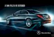 Brochure FR - NL - Mercedes Class S 500 Plugin Hybridfr nl