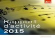 Rapport d'activité 2015