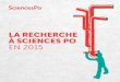 La recherche à Sciences Po en 2015