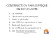 CONSTRUCTION PARASISMIQUE EN BETON ARME - Le Plan 