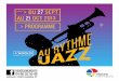 Brochure detaillée Agglo au rythme du jazz 2013