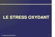 Le stress oxydant (J. Boissière)