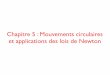 Chapitre 5 : Mouvements circulaires et applications des lois de 