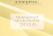 Rapport d'activité 2015 - COFEPAC