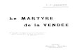 Le martyre de la Vendée