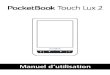 Manuel d'utilisation PocketBook Touch Lux 2