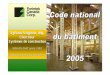 Code national du bâtiment 2005