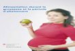 Alimentation durant la grossesse et la période d'allaitement