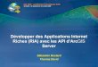 (RIA) avec les API d'ArcGIS Server