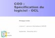 COO : Spécification du logiciel - OCL