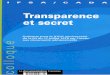 Transparence et secret [(PDF – 1.4 Mo)