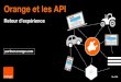 Orange et les API