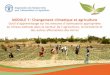 Module 1 : Introduction - Changement climatique et agriculture