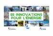 55 innovations pour l'énergie
