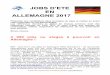 3990 jobs d'ete en Allemagne en 2017