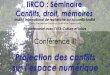 Conférence IIRCO - Projection des conflits sur l'espace numérique