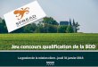 Jeux concours qualification base de données OT Bordeaux MOPA GRC 31 mars 2016