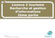 Licence 3 tourisme 2ème partie nov2015
