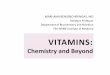 Vitamins:  Biochemistry FEU-NRMF
