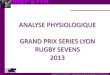 Analyse physiologique rugby sevens lyon 2013