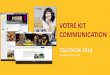 Kit communication Téléthon2016