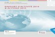 Rapport d’activité 2014 & Actions 2015 - IFIC