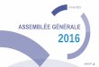 Assemblée Générale 2016